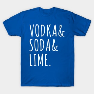 vodka soda lime 2 T-Shirt